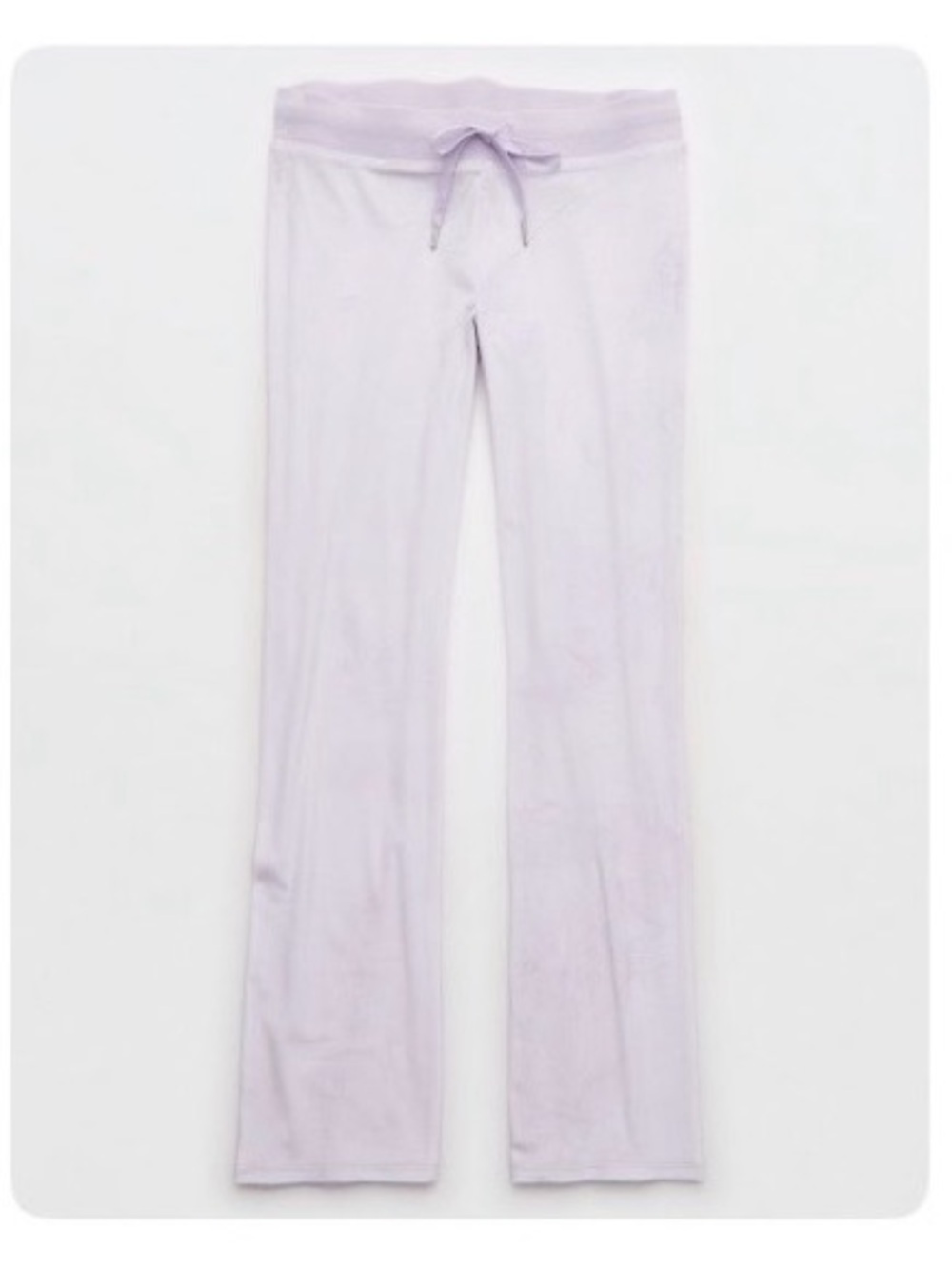 Aerie Dreamy Velour Low Rise Pant